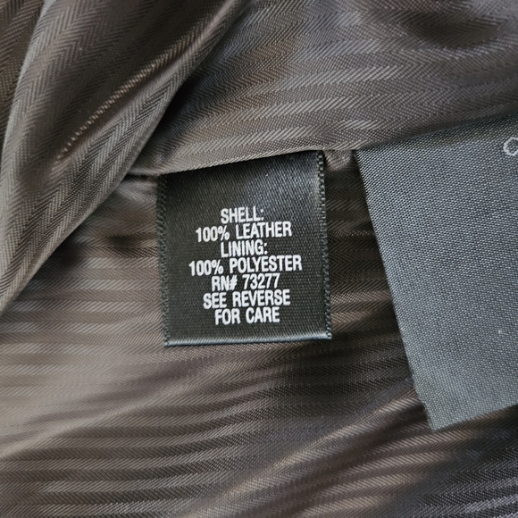 NWT - Lambskin Leather Sonoma Brown Blazer Jacket - Size XL - Picture 4 of 10